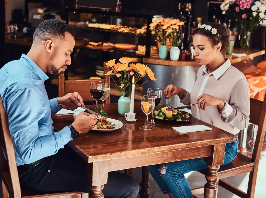 sit-down lunch